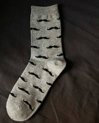 Beard socks Gray